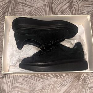 Alexander McQueen Black Suede Sneakers